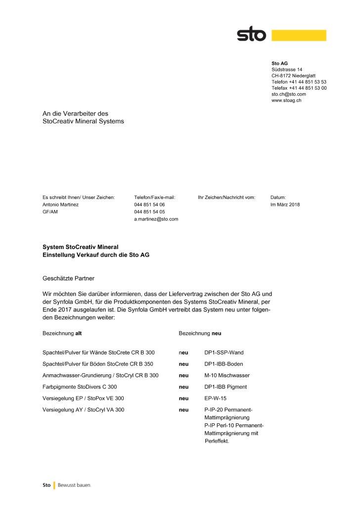 Kundenschreiben Deutsch StoCreativ Mineral_1