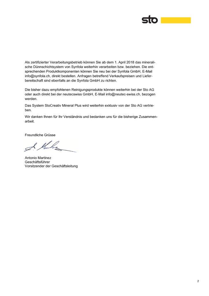 Kundenschreiben Deutsch StoCreativ Mineral_2